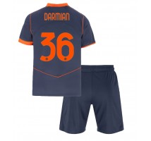 Inter Milan Matteo Darmian #36 Koszulka Trzecia dzieci 2025-26 Krótki Rękaw (+ krótkie spodenki)